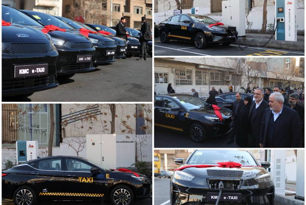 تاکسی برقی به تهران رسید