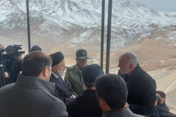 بازدید رئیس جمهور از سد نمرود فیروزکوه