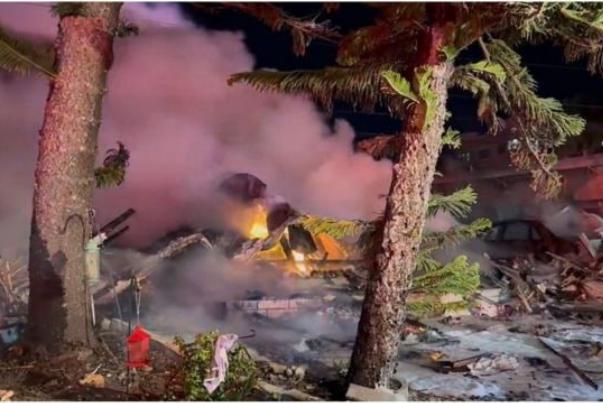 سقوط یک هواپیما در پارک خانه‌های سیار در آمریکا