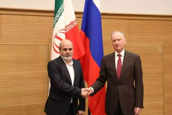 The secretaries of the National Supreme Councils of Iran, Russia, and Kazakhstan meet