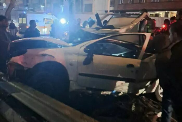 تصادف مرگبار 2 دستگاه خودرو سواری پژو با 6 سرنشین