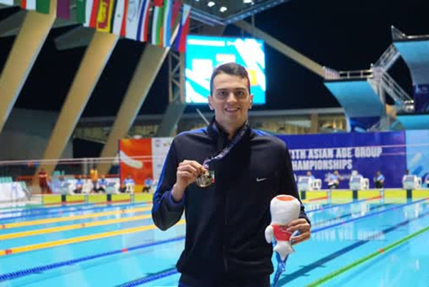 قهرمانی سریع‌ترین شناگر ایران در آسیا +فیلم