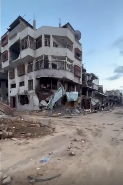 ویرانی گسترده در منطقه بهلول در غرب غزه در نتیجه بمباران‌های ارتش رژیم صهیونیستی + فیلم