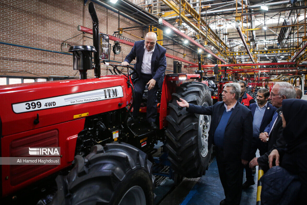 Iran Tractor Company exports products to 24 countries