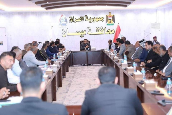 محافظ ميسان يلتقي عددا من المقاولين وشركات القطاع الخاص العاملة في المحافظة.