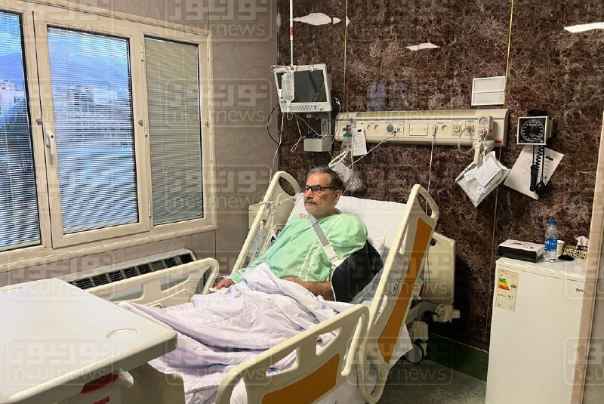 تصویر اختصاصی نورنیوز از دریابان علی شمخانی مشاور سیاسی مقام معظم رهبری در بیمارستان پس از عمل جراحی چند روز قبل
