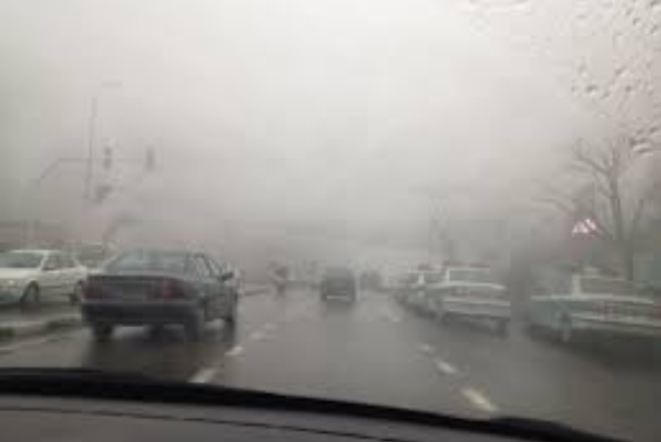 مه شدید در بزرگراه‌های شمالی تهران