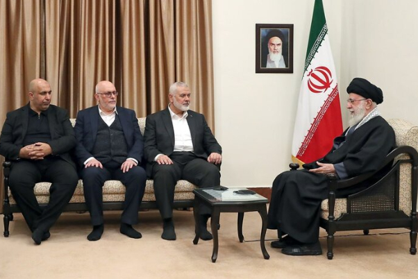 伊朗最高领袖会见哈马斯政治局领导人 讨论加沙局势等问题