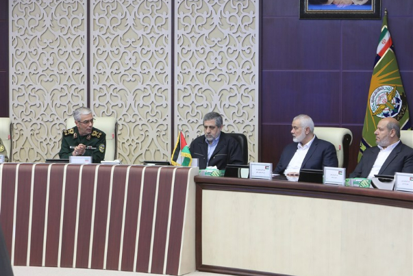 Haniyeh, Iran's General Baqeri meet, confer on Gaza issues