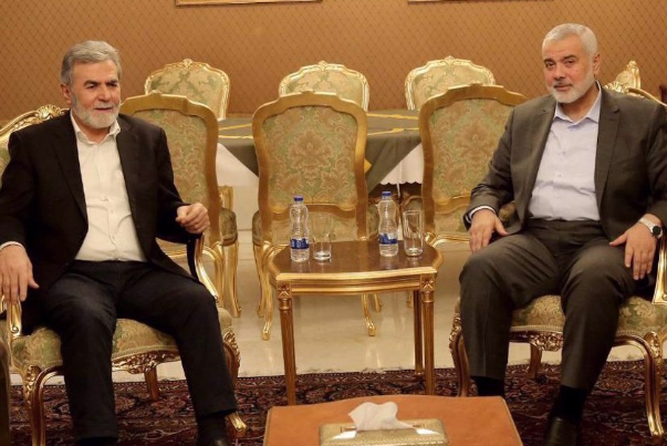 Haniyeh meets with Islamic Jihad delegation in Tehran