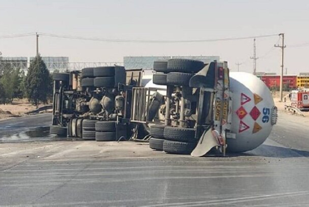 تانکر 30 هزار لیتری گازوئیل در شمال‌غرب تهران حادثه آفرید