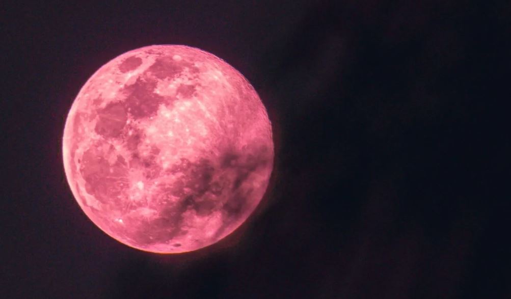 Gorgeous full pink moon