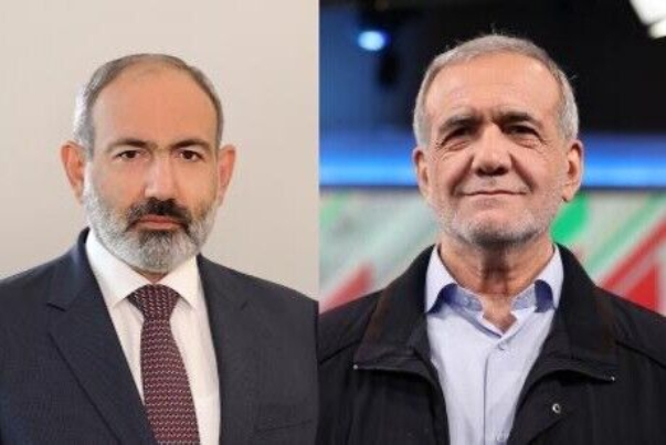 Armenian PM, Azerbaijani Pres. hold telephone talks with Iranian president-elect