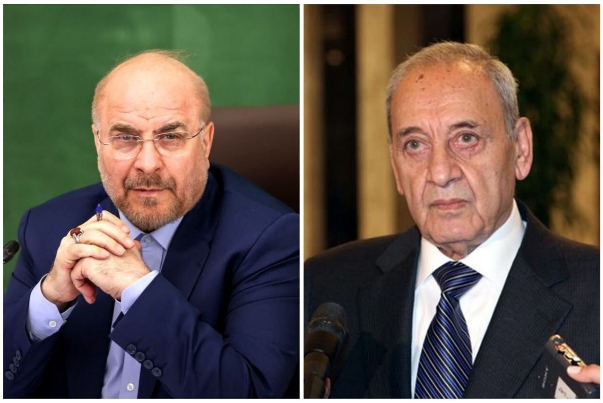 قاليباف في اتصال مع نبيه بري: نقف إلى جانب لبنان