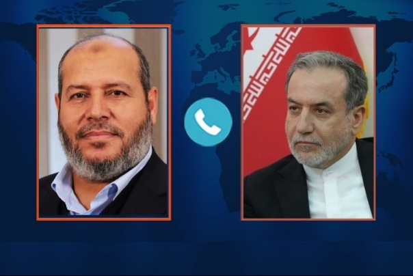 عراقجي للحية: ايران ماضية في دعمها للقضية الفلسطينية