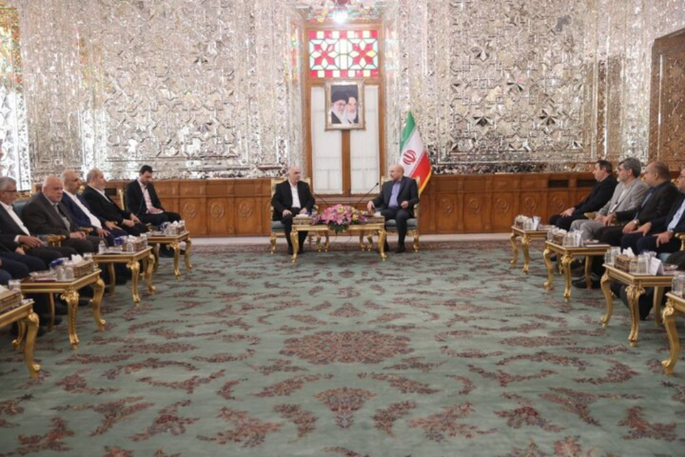 قاليباف يستقبل وفدا من حركة حماس