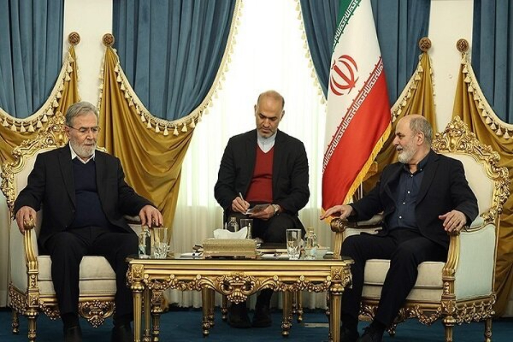 احمديان يلتقي النخالة ويُشيد بإنتصار المقاومة في حرب غزة