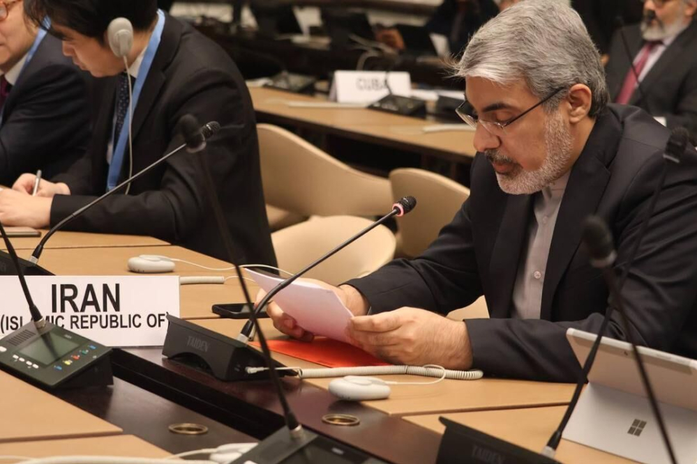 إيران تدعو إلى العدالة والاحترام والسلام في النظام الدولي