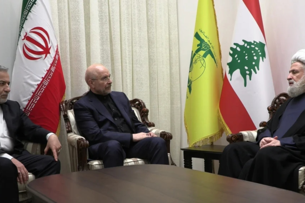 الشيخ نعيم قاسم يلتقي عراقجي وقاليباف قبل مغادرتهما لبنان