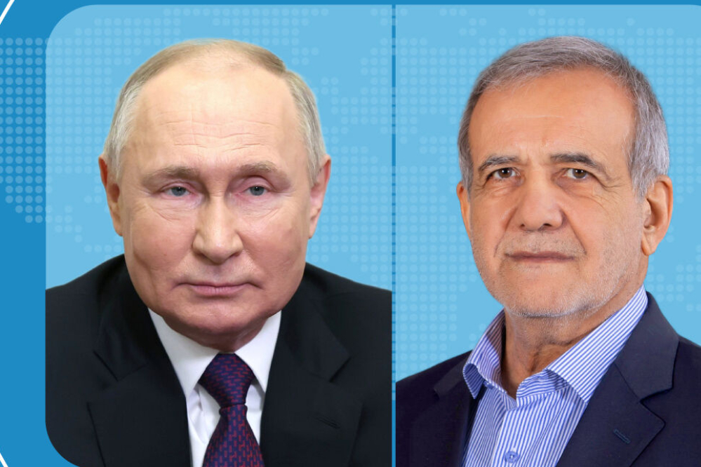 بوتين مهنئا بزشكيان بعيد النوروز: إيران صديق موثوق وجار طيب لروسيا