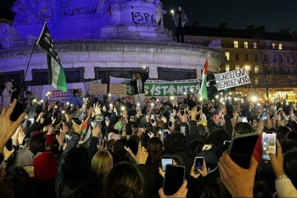 استمرار المظاهرات في أميركا رفضا للعدوان على غزة