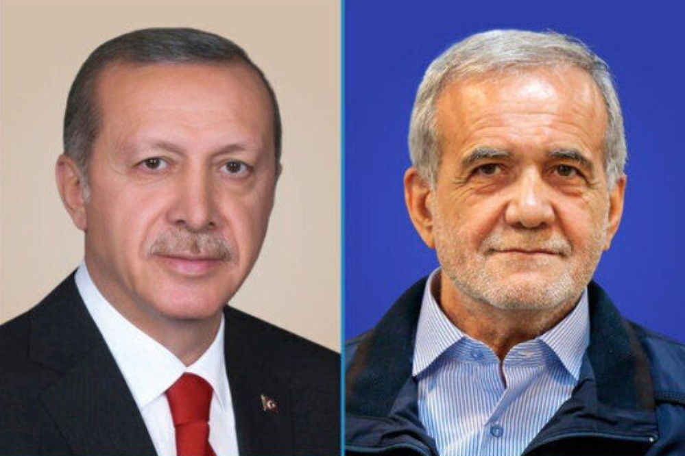 الرئيس بزشكيان يؤكد على تعميق وتعزيز العلاقات بين ايران وتركيا