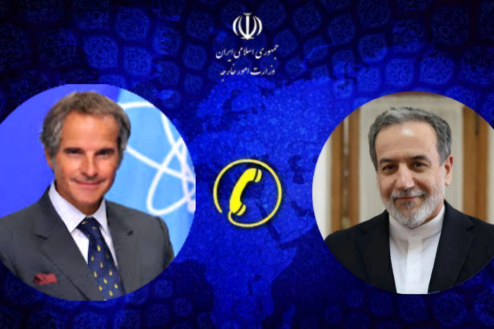 عراقجي وغروسي يبحثان آخر المستجدات