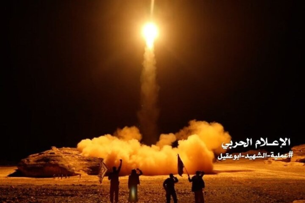 هجوم صاروخي جديد من اليمن نحو فلسطين المحتلة