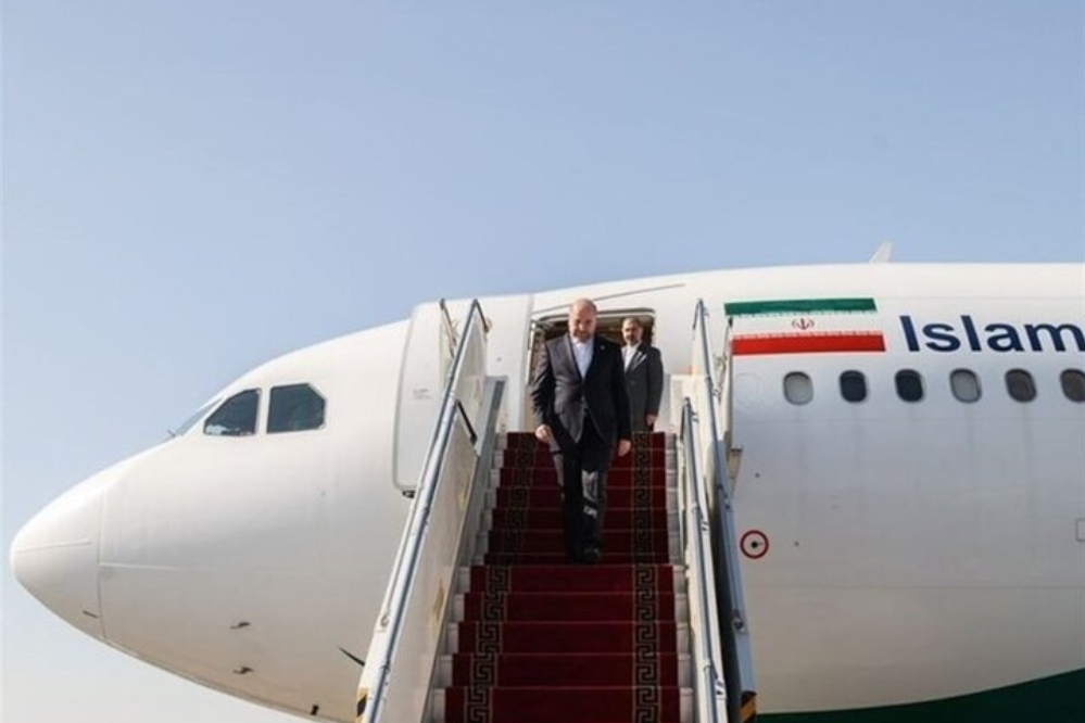 قاليباف يصل إلى برازيليا بعد زيارته لهافانا