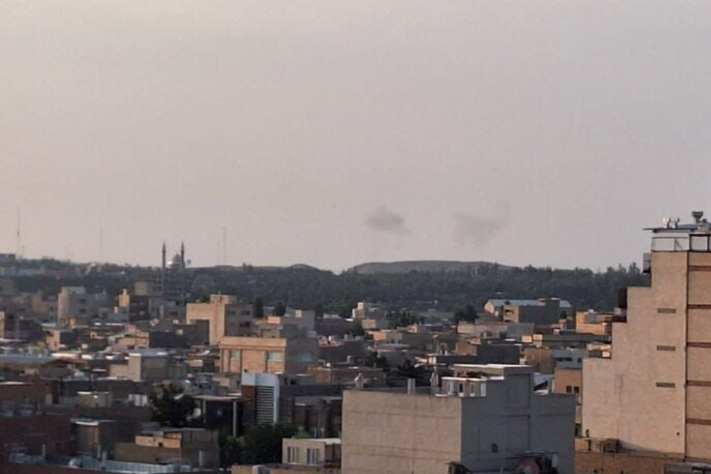 عدوان صاروخي صهيوني على محيط مدينة قم