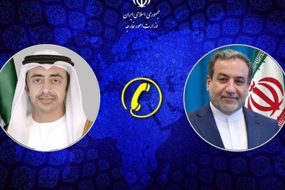 عراقجي لنظيره الاماراتي: نؤكد على ضرورة التقارب بين دول المنطقة لتعزيز الأمن والاستقرار