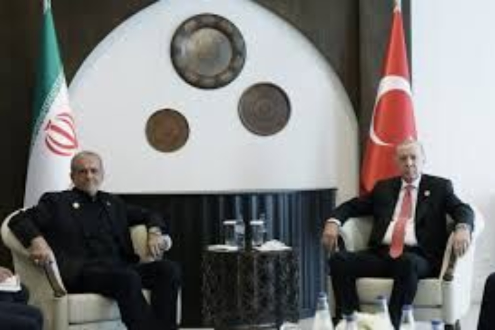 الرئيس بزشكيان يبحث مع اردوغان القضايا ذات الاهتمام المشترك