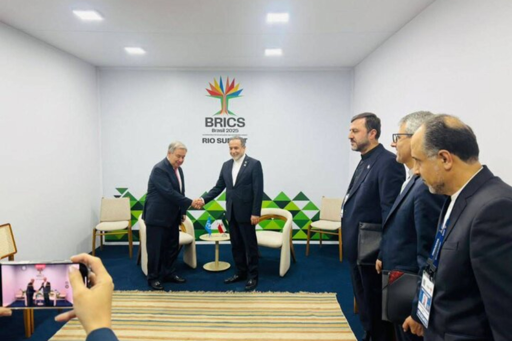 عراقجي يلتقي الأمين العام للأمم المتحدة