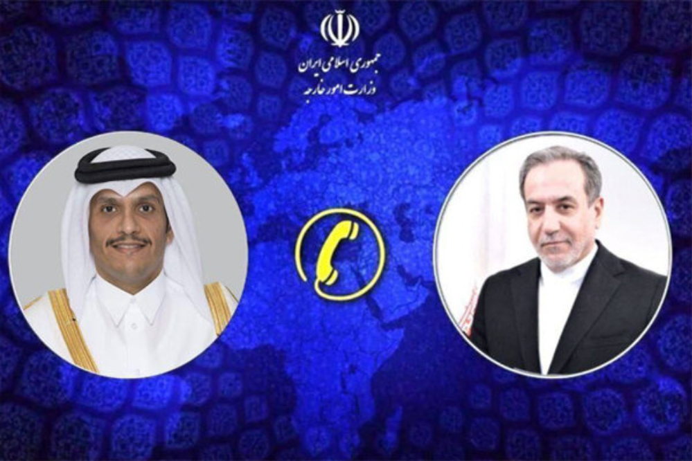 إيران وقطر تؤكدان على ضرورة تقديم إغاثة عاجلة للشعب الفلسطيني الأعزل في غزة