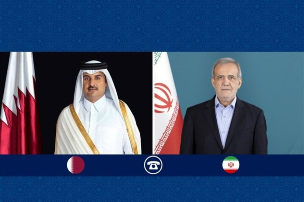 بزشكيان لأمير قطر: على الدول الإسلامية إدانة جرائم إسرائيل قولاً وفعلاً