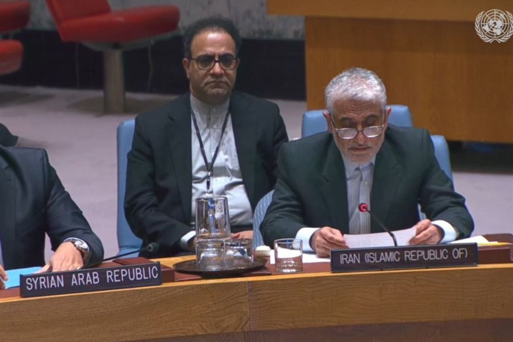 رسالة إيرواني إلى غوتيريش رداً على خطوة أمانة الأمم المتحدة بشأن إعلان العقوبات ضد إيران