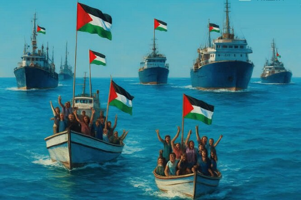 إيران تُدين الهجوم على قافلة "صمود" واعتقال ناشطين مؤيدين لفلسطين