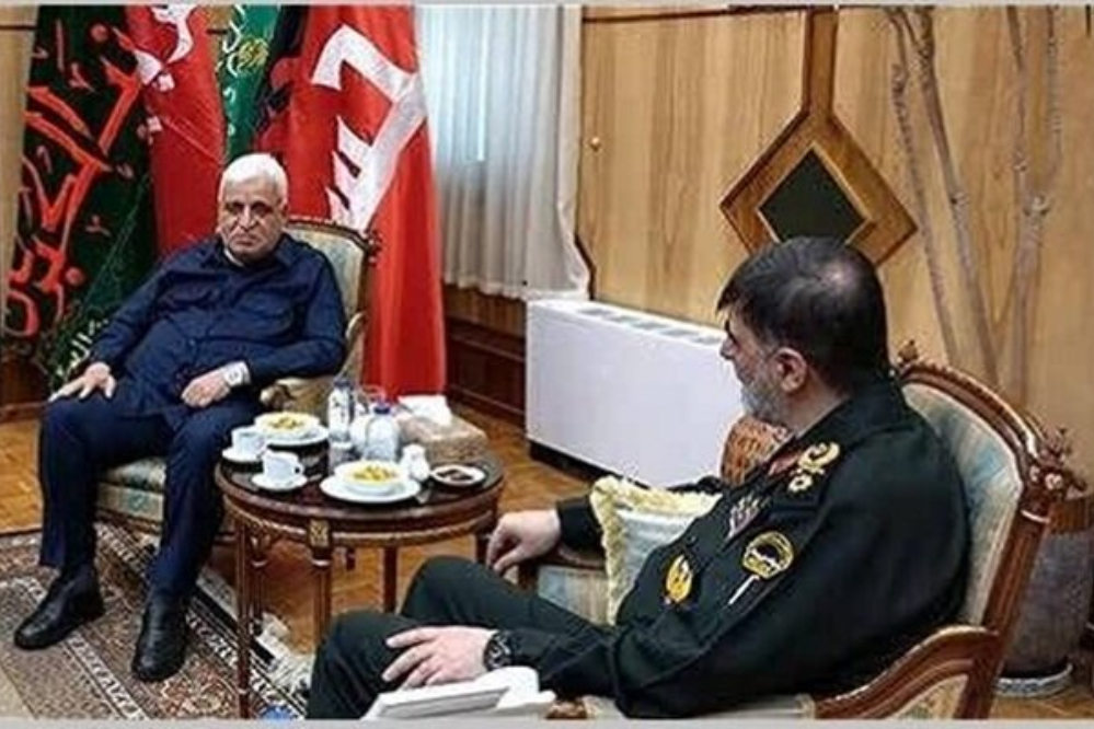 قائد قوات الحشد الشعبي العراقي يلتقي بالعميد "رادان"