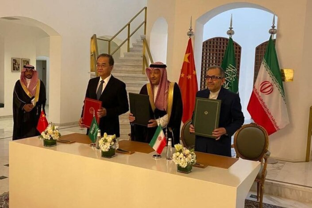 تخت روانجي: إيران والسعودية والصين عازمة على تسخير قدراتها الثلاثية الهائلة