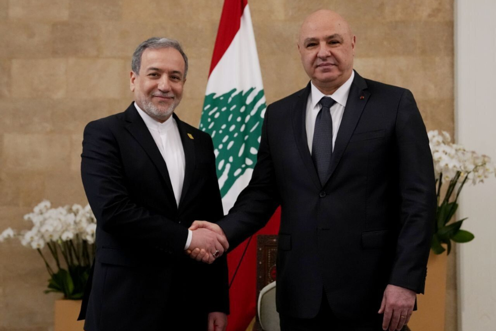 عراقجي يبحث مع عون سبل تطوير التعاون الثنائي بين البلدين