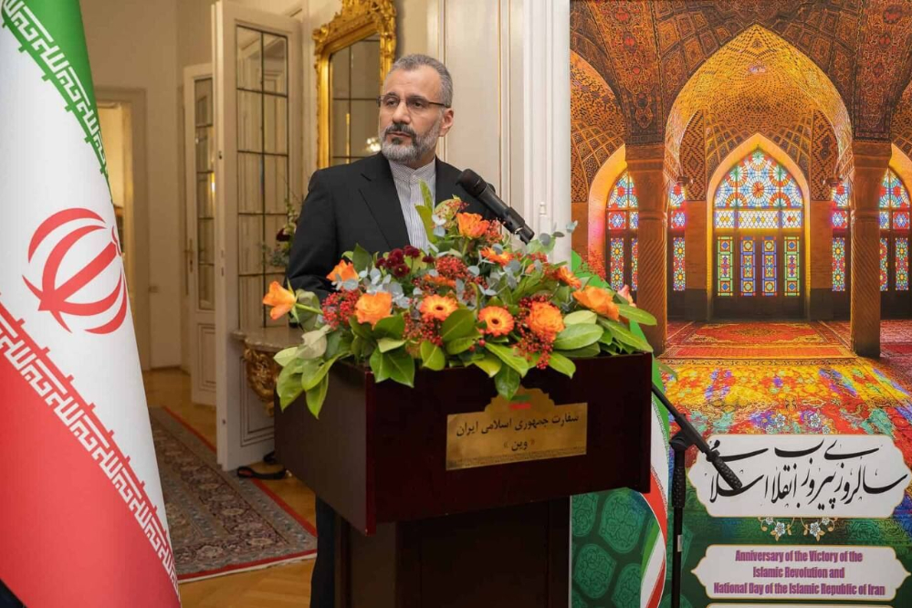 سفير ايران ينتقد المواقف المزدوجة للنمسا بشأن العدوان علي البلاد