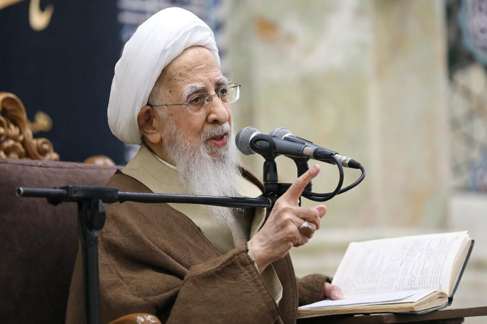 المرجع الديني آية الله جوادي آمُلي يصدر فتوى الجهاد ضد القوات الأميركية والصهيونية