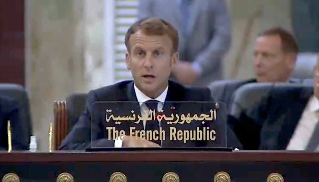 "مزاعم ماكرون بشأن دعم بغداد" تحت المجهر