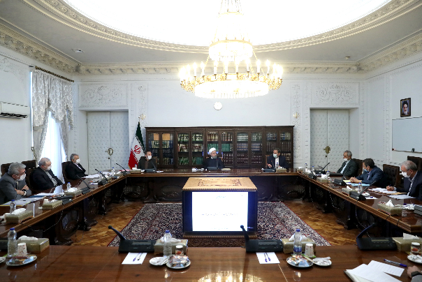 روحاني: ايران تكافح لمواجهة الحظر وكورونا والبطالة الناجمة عن الجائحة