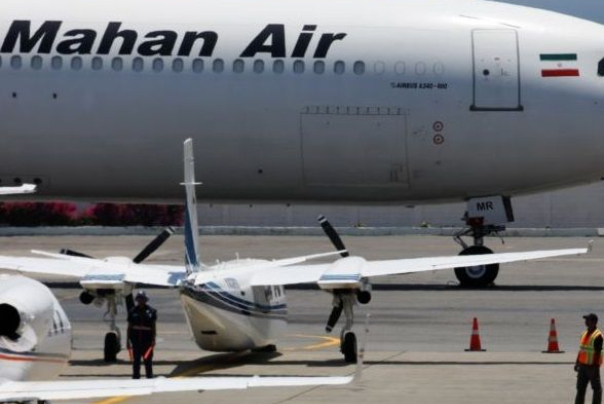 Interception of Mahan passenger plane by an unknown fighter