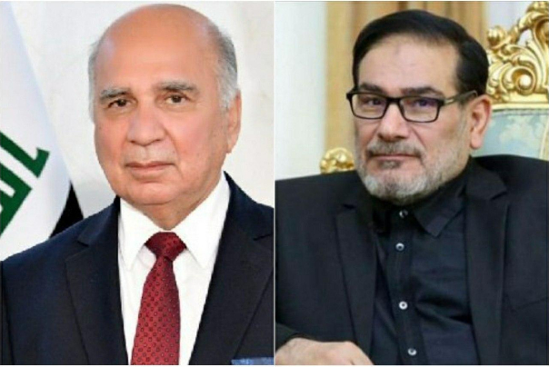 The Iraqi Foreign Minister will meet with Shamkhani tomorrow