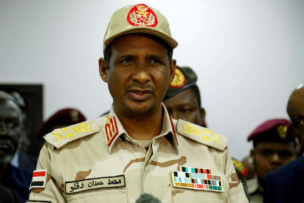 حميدتي يرغب بعلاقات بين السودان وكيان الاحتلال الإسرائيلي
