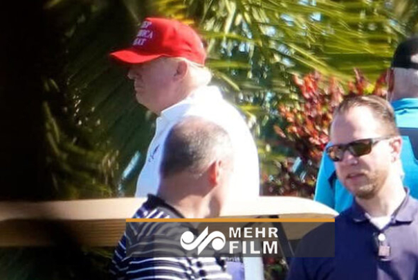 بالفيديو.. أول ظهور علني لترامب محاطاً بحراسة مشددة