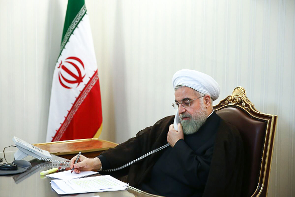 روحاني لميركل: إلغاء الحظر هو السبيل الوحيد للحفاظ على الاتفاق النووي