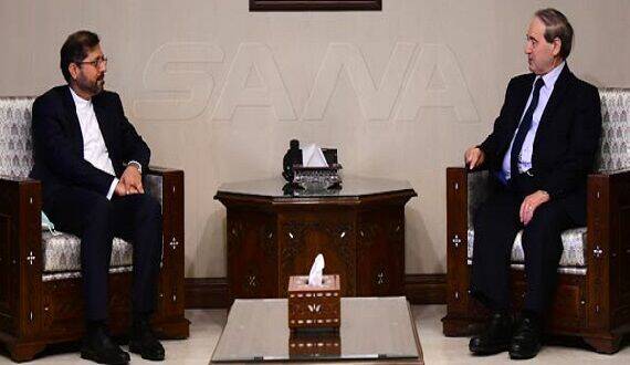 إيران تؤكد دعمها لسوريا في إعادة الإعمار